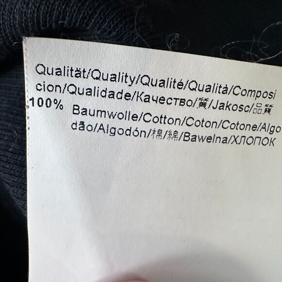 Hugo Boss Piseno 1/4 Snap Sweater Men’s Large Black 100% Cotton Long Sleeve - Picture 7 of 11